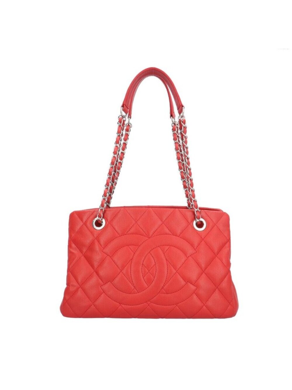 Chanel Quilted Shoulder Bag Caviar Leather